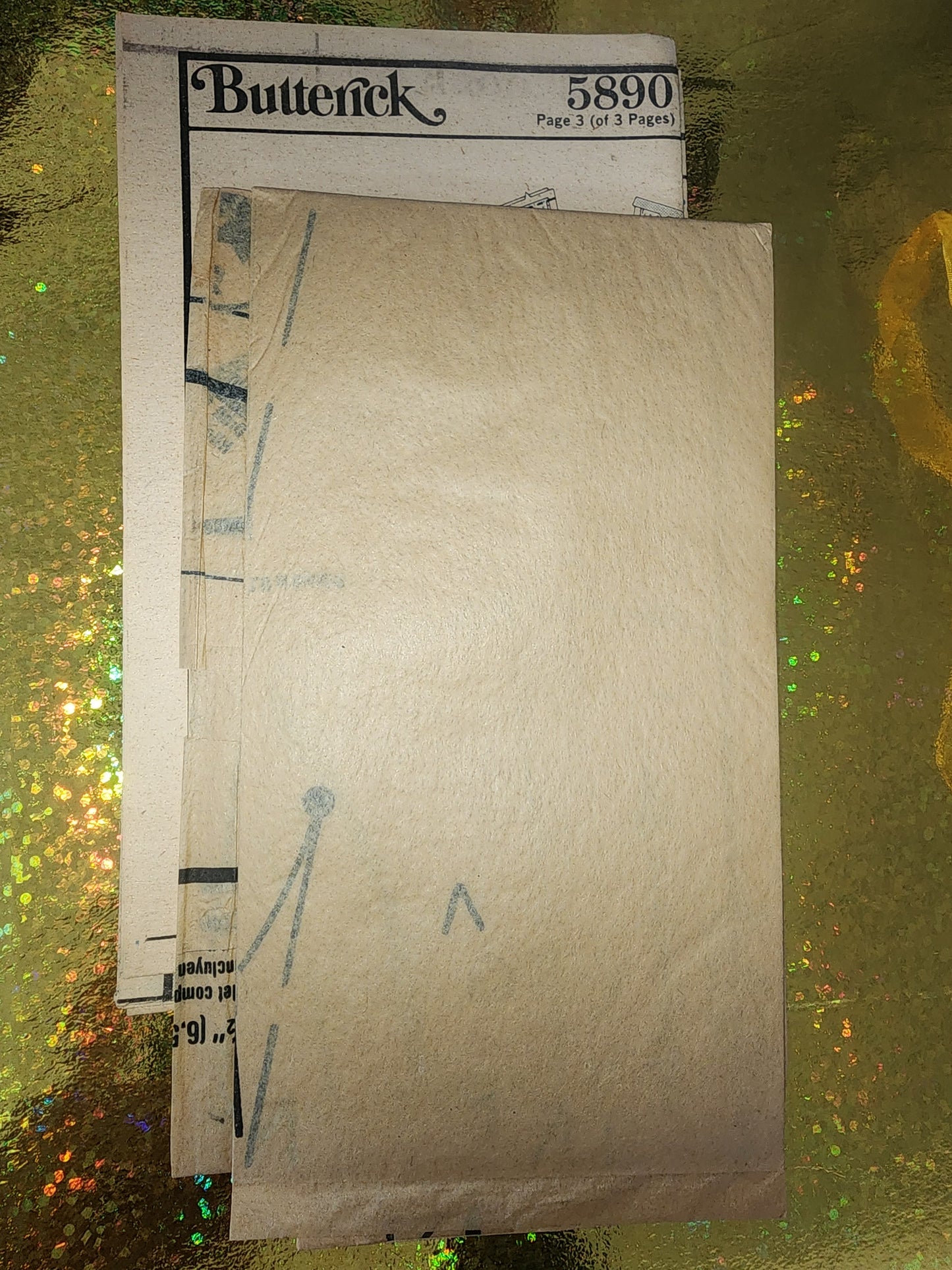 1979  BUTTERICK #5890 - LADIES MATERNITY JUMPER PATTERN 10 uncut