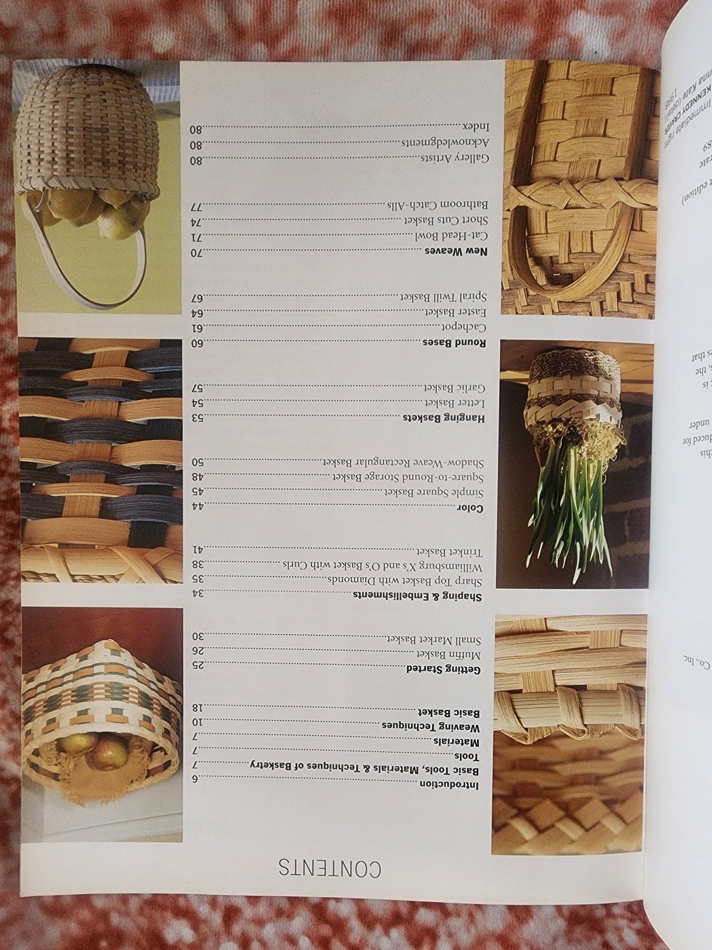 "Basketry: 17 Great Weekend Projects" by BJ Crawford. It is a crafting book