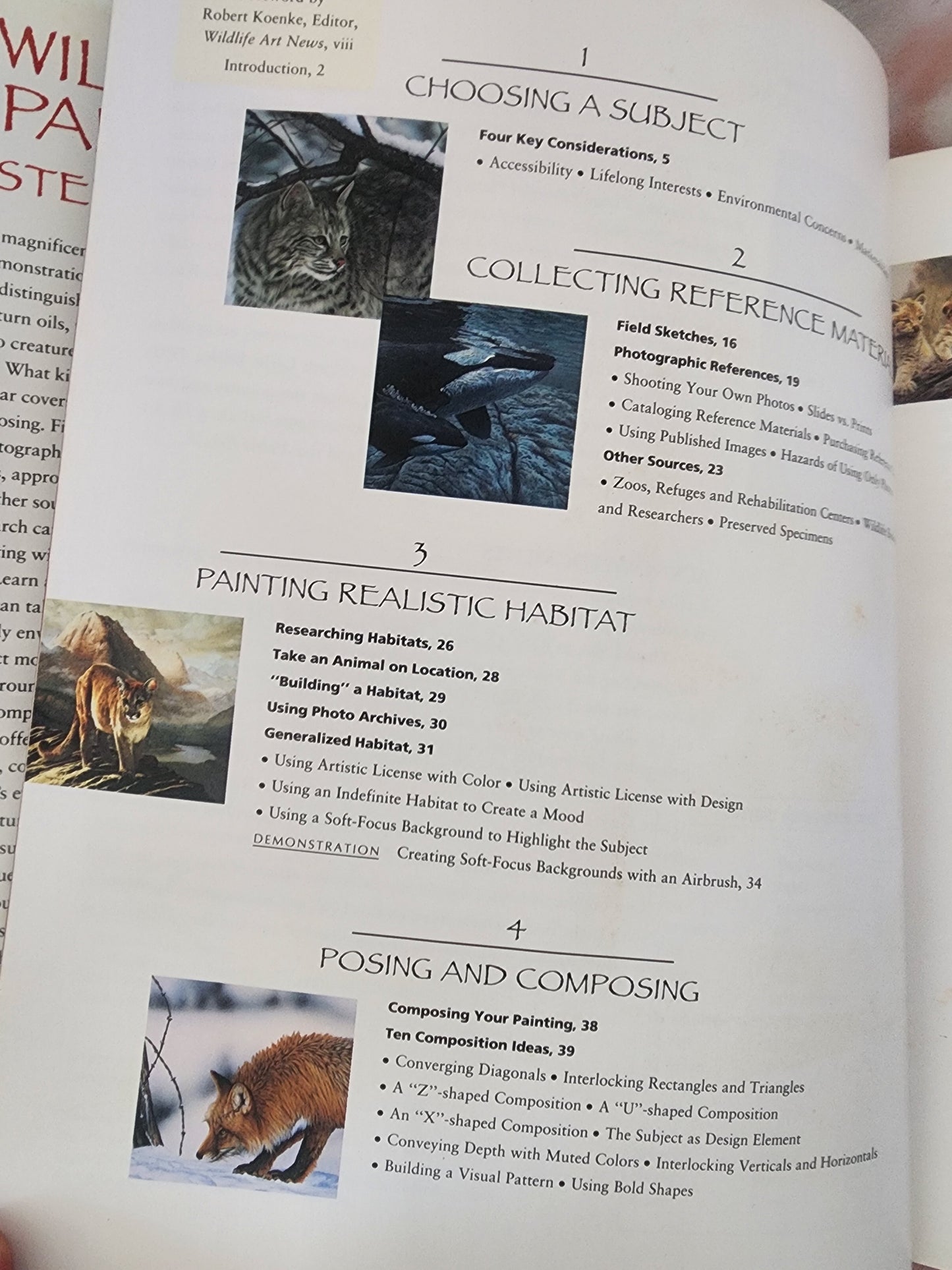 Wildlife Painting Step by Step hardback Book by Patrick Seslar. Art Book