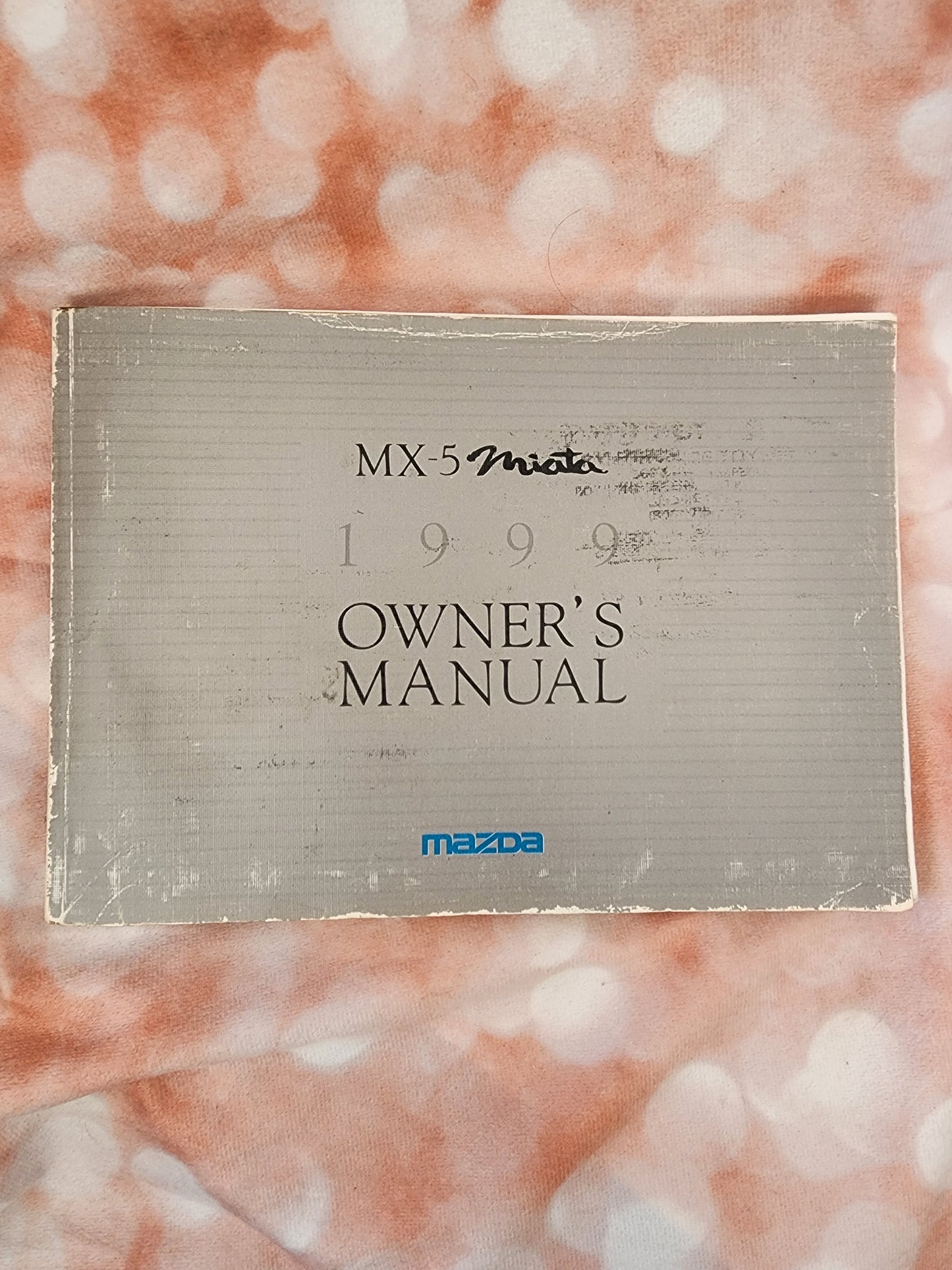1999 Mazda Miata MX-5 MX5 OEM Original Owners Manual Good Used Book 99