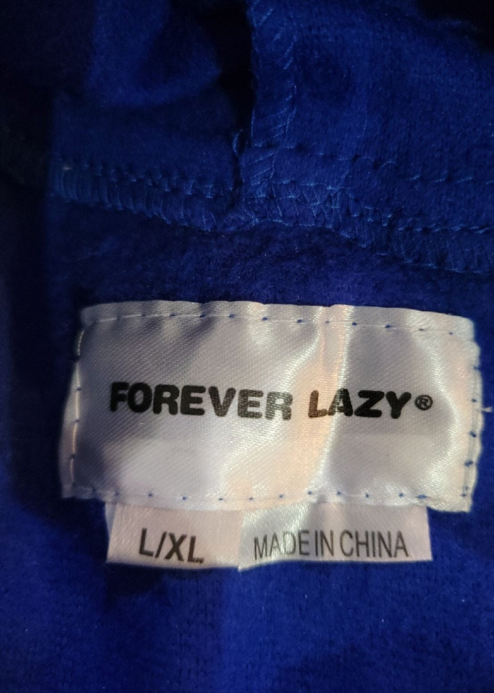 Blue Soft Fleece snuggle Loungewear L/XL