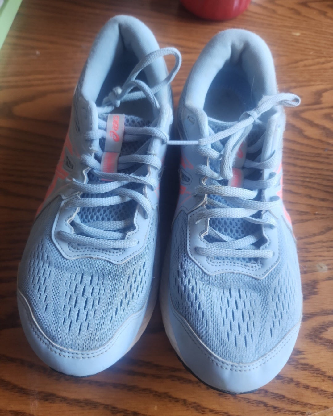 Asics Gel-Contend 7 light blueish periwinkle & Pink Salt Running Shoes Women's 9.