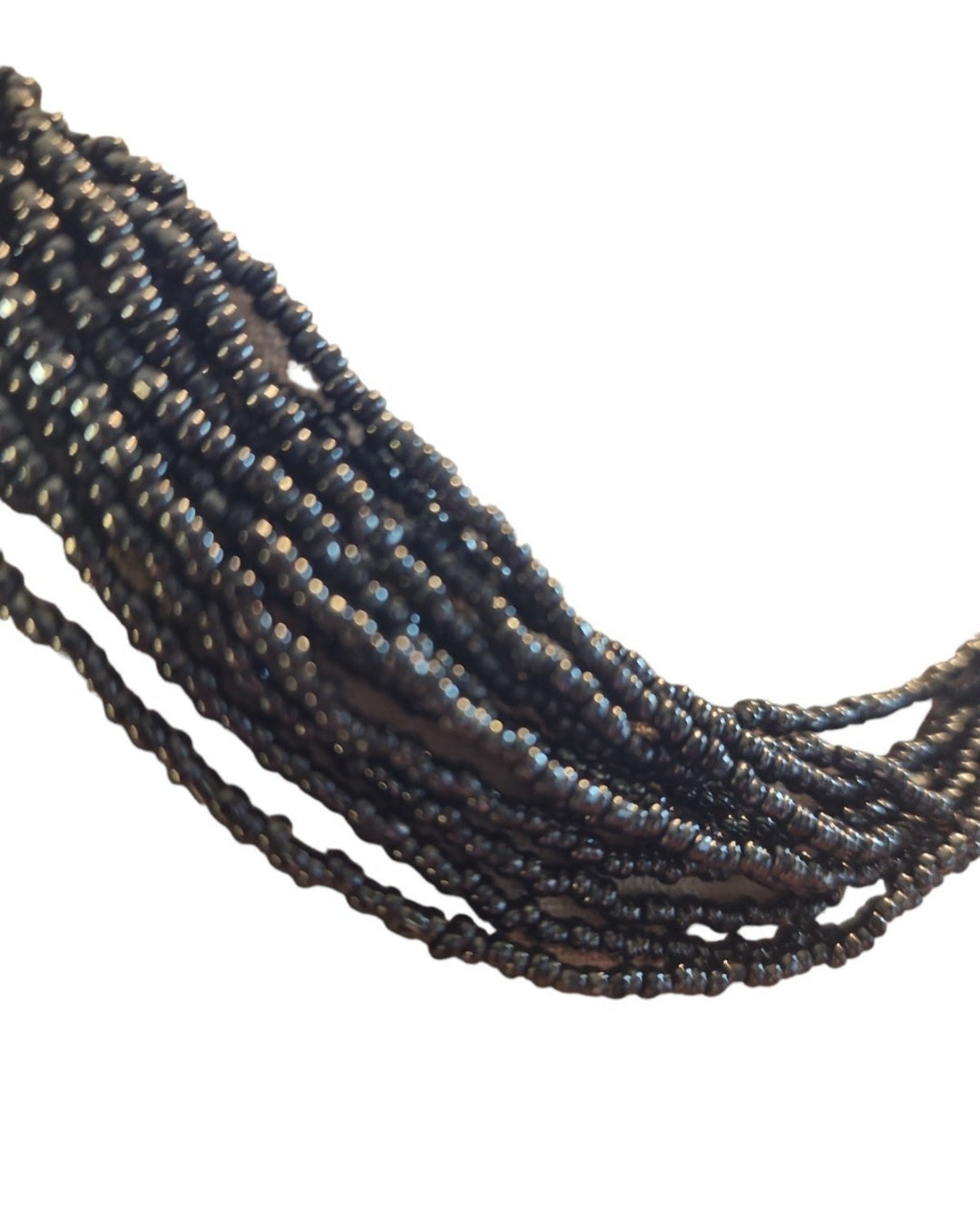 Women's Elegant Black seed Beaded Necklace