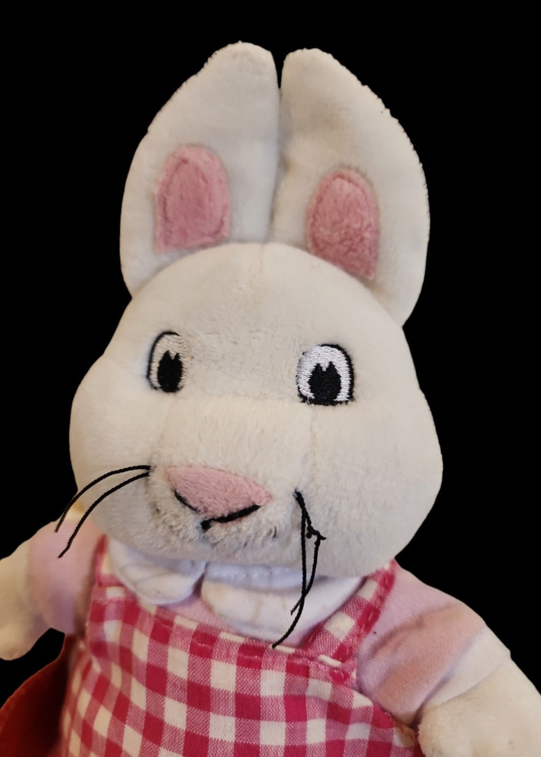 Max & Ruby Story book Rabbit Ruby w/ Valentine 10" Plush Gingham Dress (112)