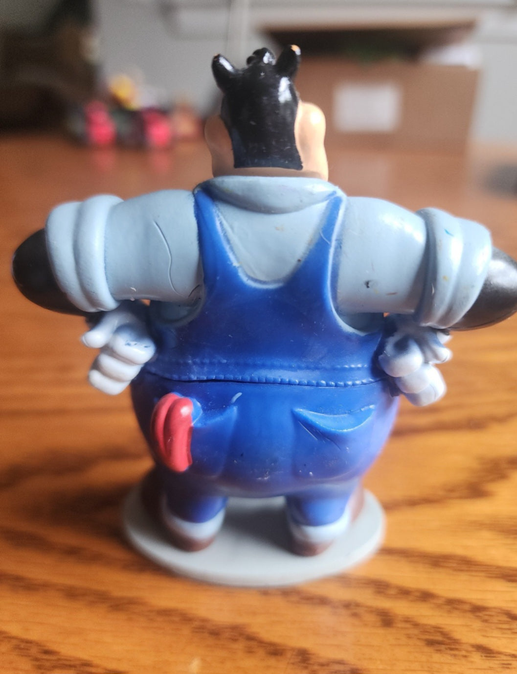 Disney PETE & DONALD Duck Gas Station Garage Mechanic PVC Figure Cake Topper