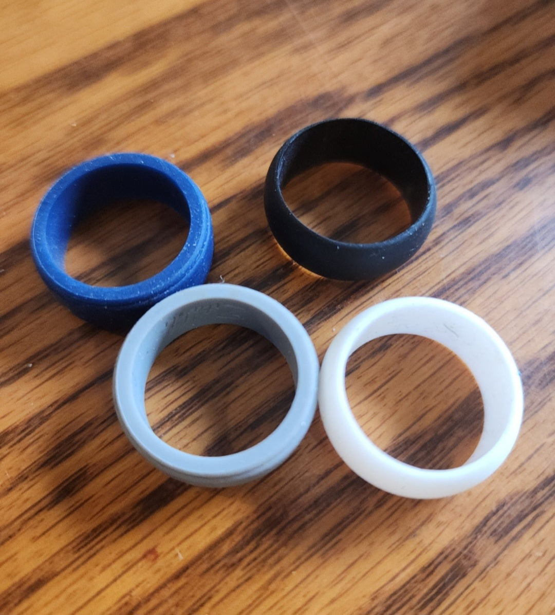 4 Silicone Rings for Men or Women size 10