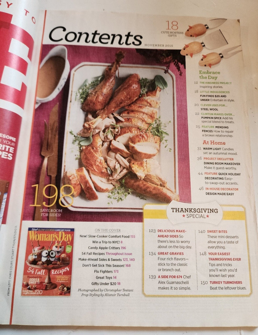 Women's Day Magazine November 2015 54 Fall Recipes
