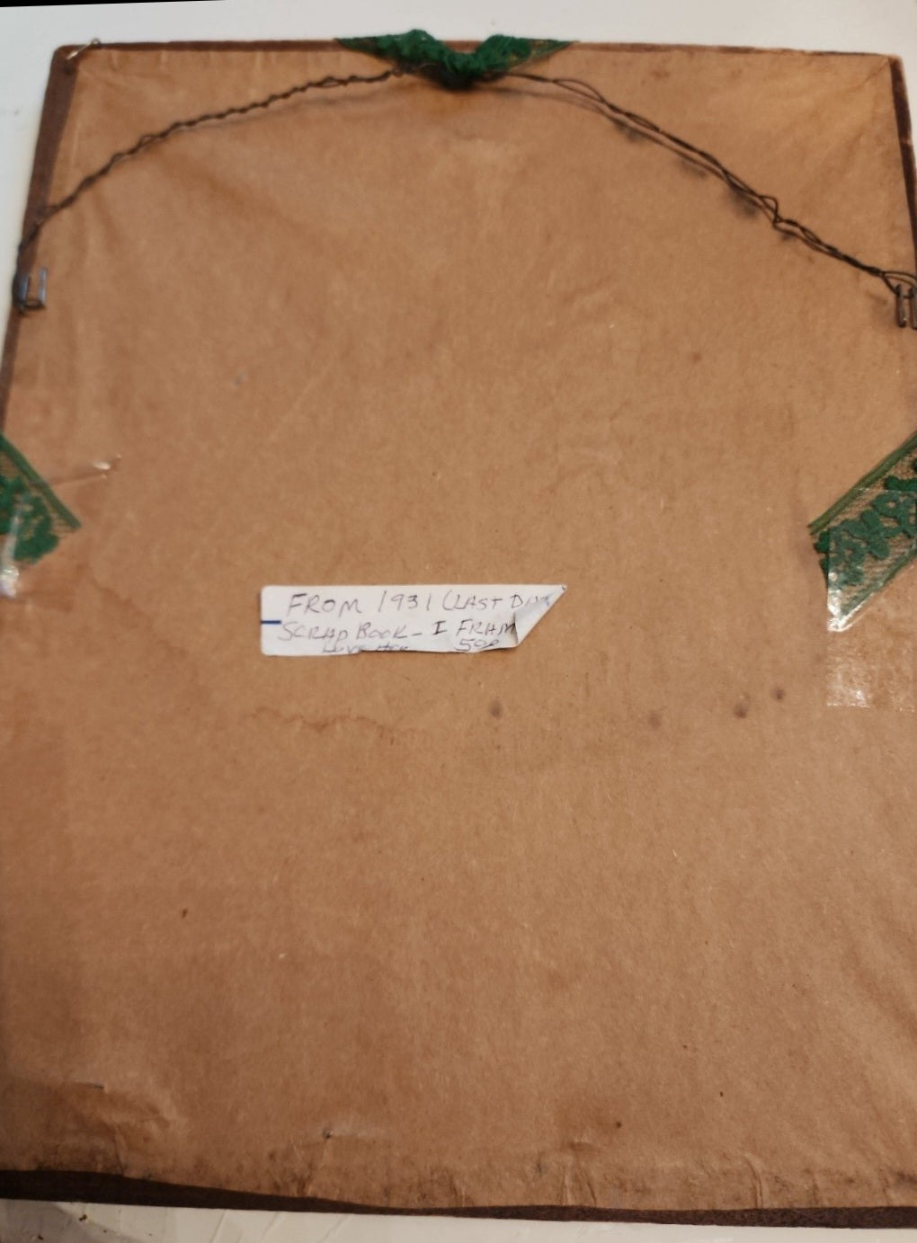 1930's Framed Shampoo Advertisement Red Head