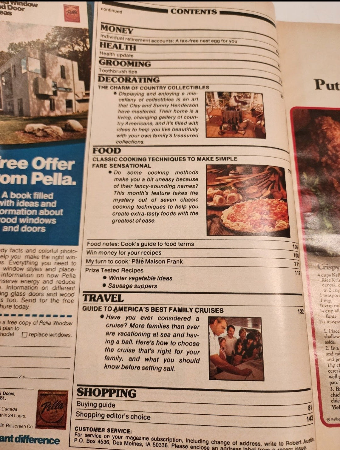 Better Homes Garden Vtg Februa 1982 Womens Magazine Crafts Recipes DIY Gardening