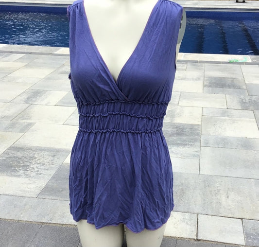 Women’s Sleeveless Shirt periwinkle XS by Max Studio