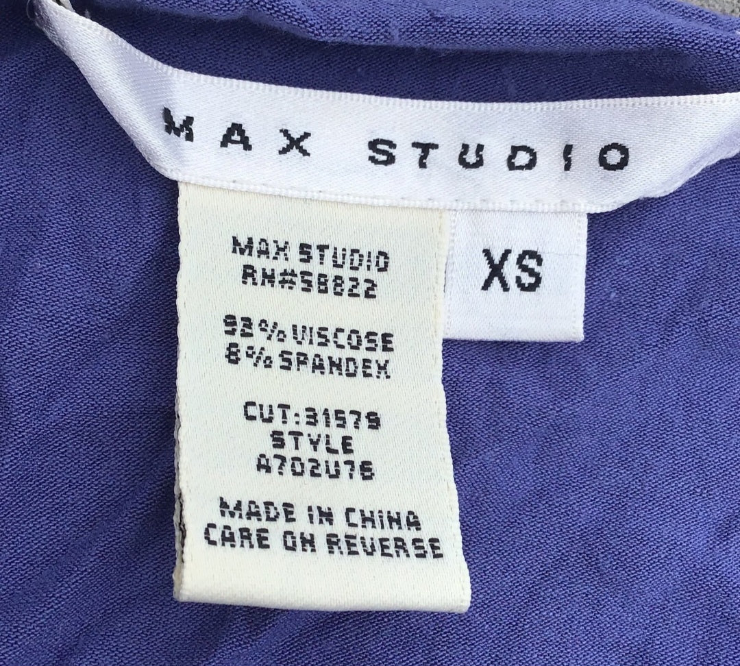 Women’s Sleeveless Shirt periwinkle XS by Max Studio