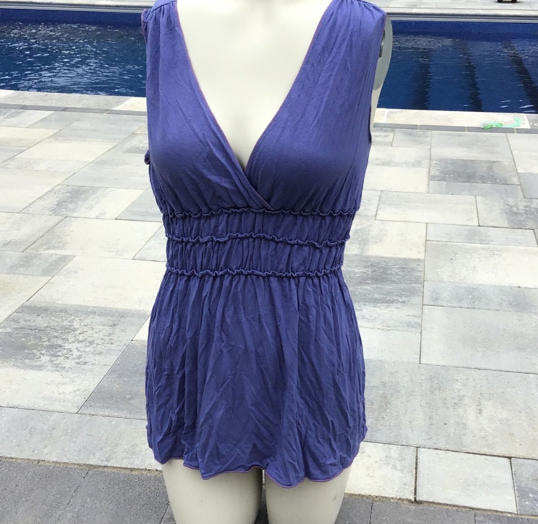 Women’s Sleeveless Shirt periwinkle XS by Max Studio