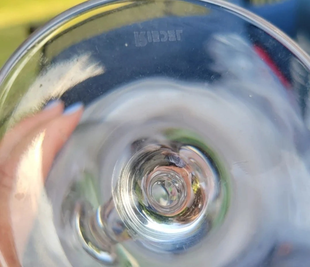 Riedel Wine Glass with Fleur De Lis 8 oz (107)