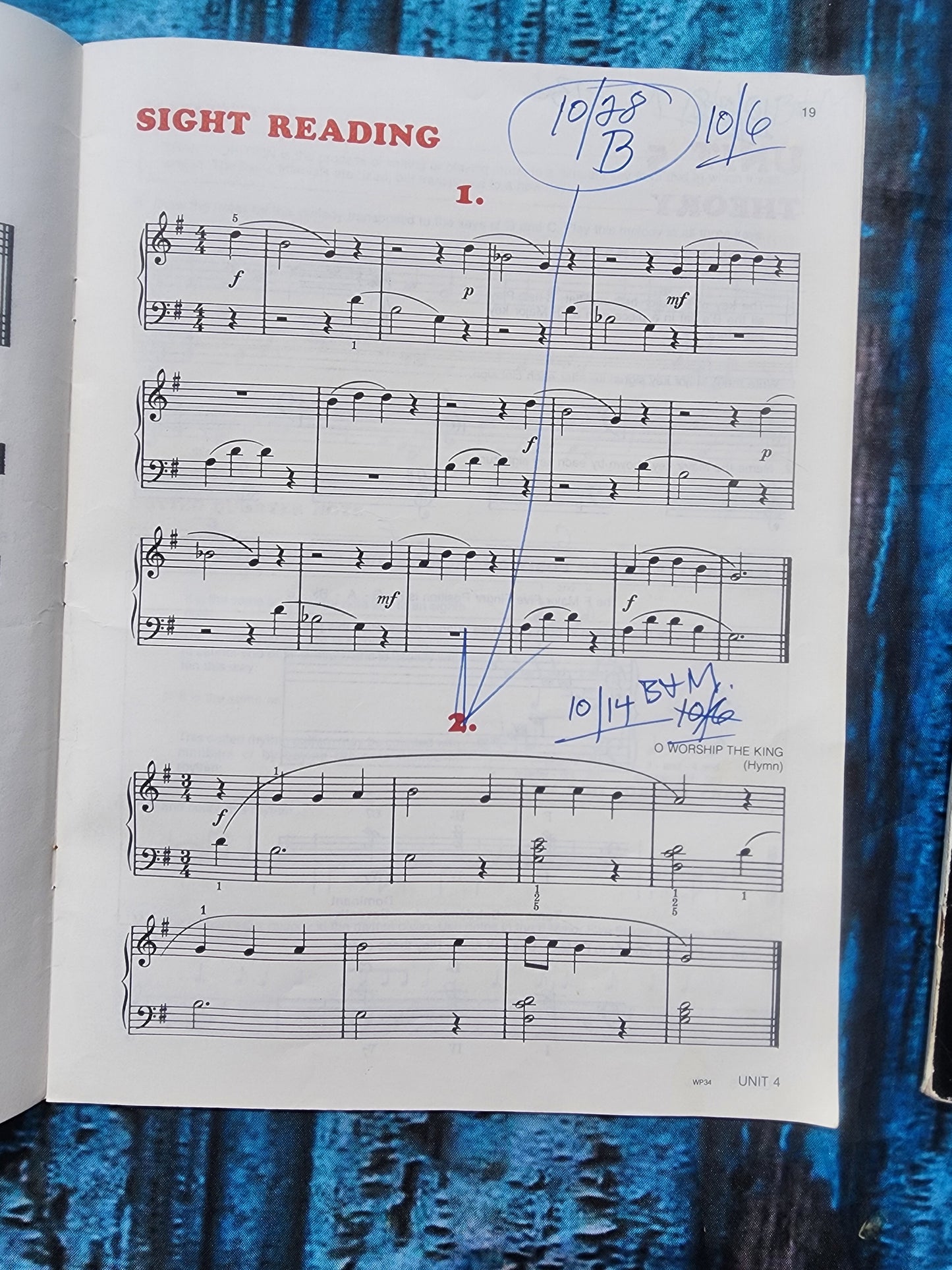 2 Books Musicianship & The Older Beginner Piano Course by James Bastien  (Level 1)