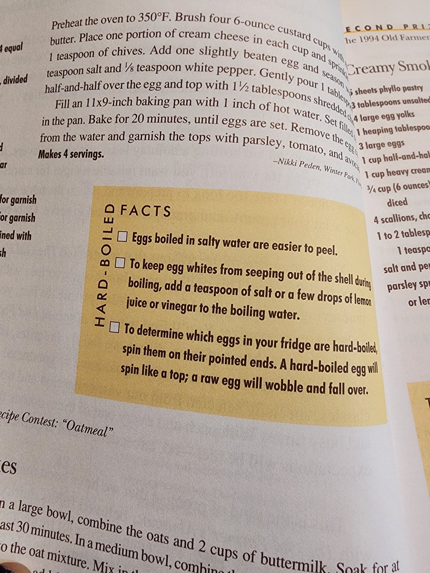 THE OLD FARMER'S ALMANAC EVERYDAY RECIPES 2010 softcover Book