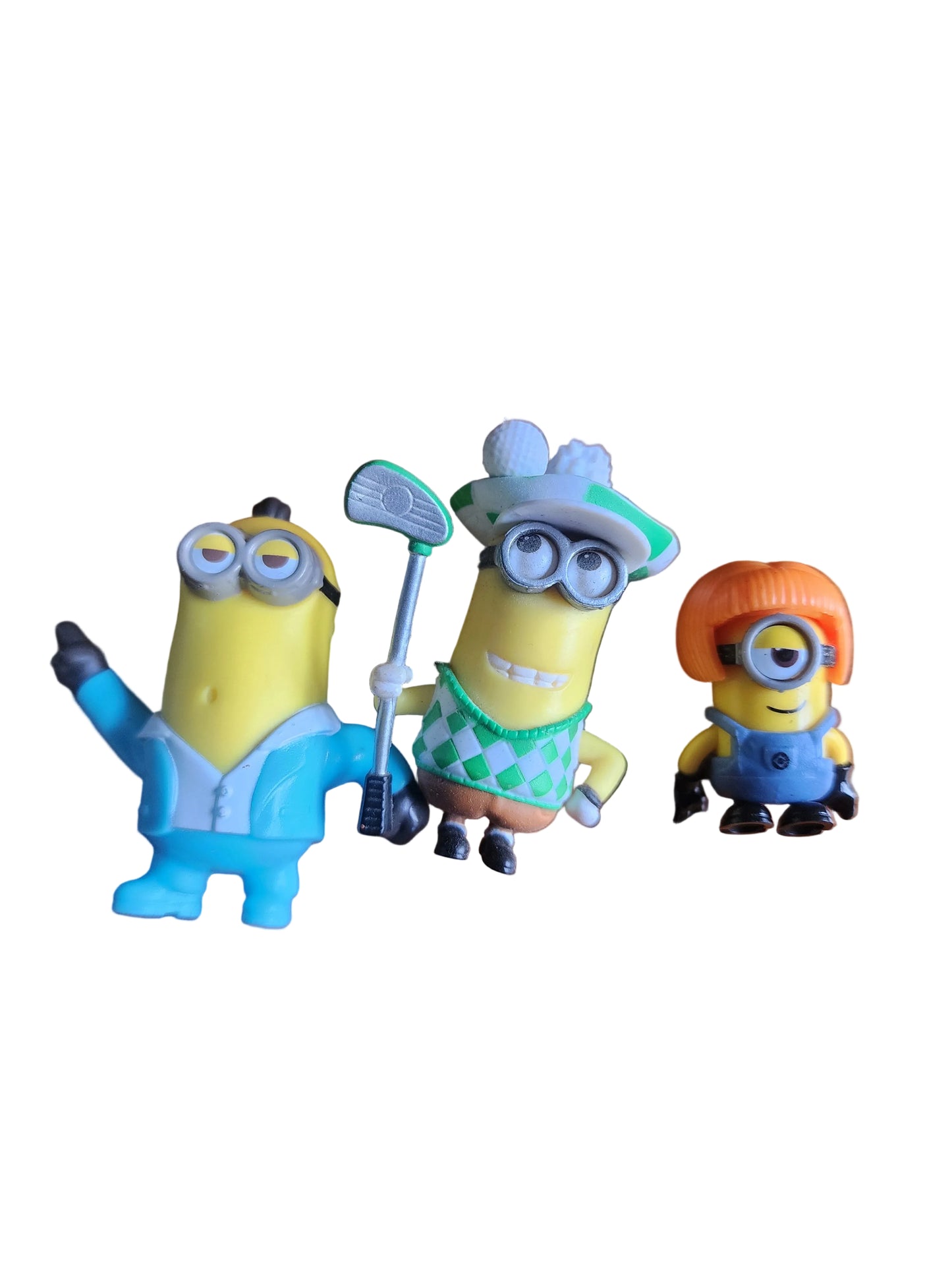 Lot of 4 Minions Golfing, disco, beach & mega blocks