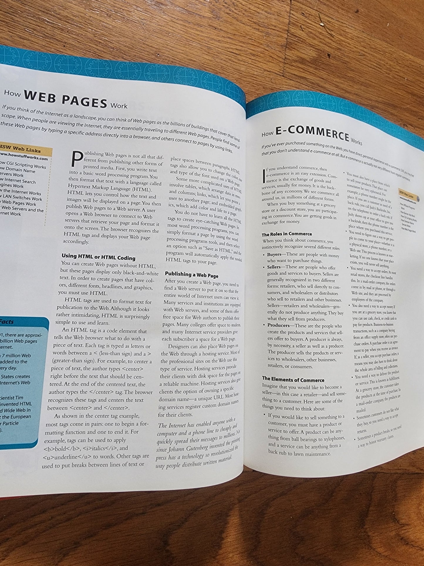 Marshall Brain's more how stuff works. BIG softcover Book