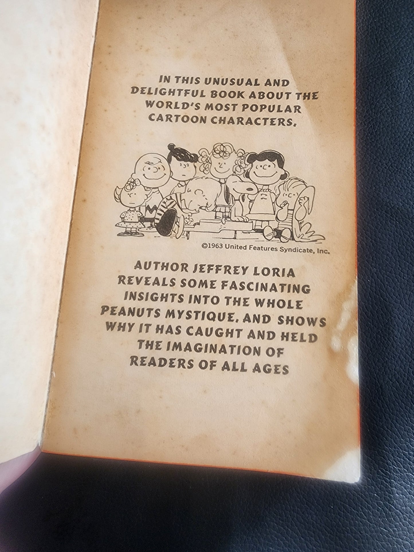 What's It All About, Charlie Brown?" Pb book by Jeffrey H. Loria, published 1969