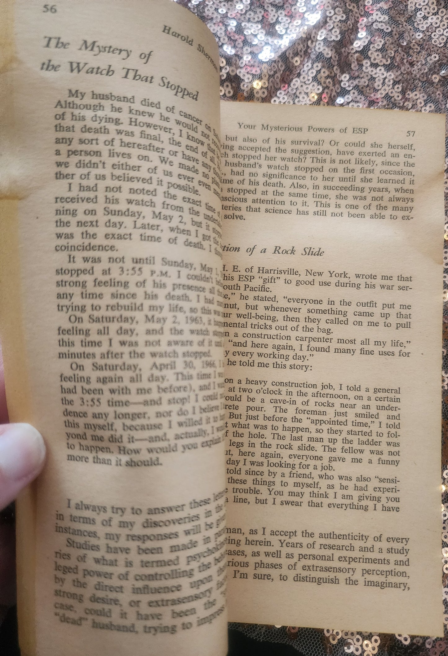 Your Mysterious Powers Of ESP by: Harold Sherman Signet 1969