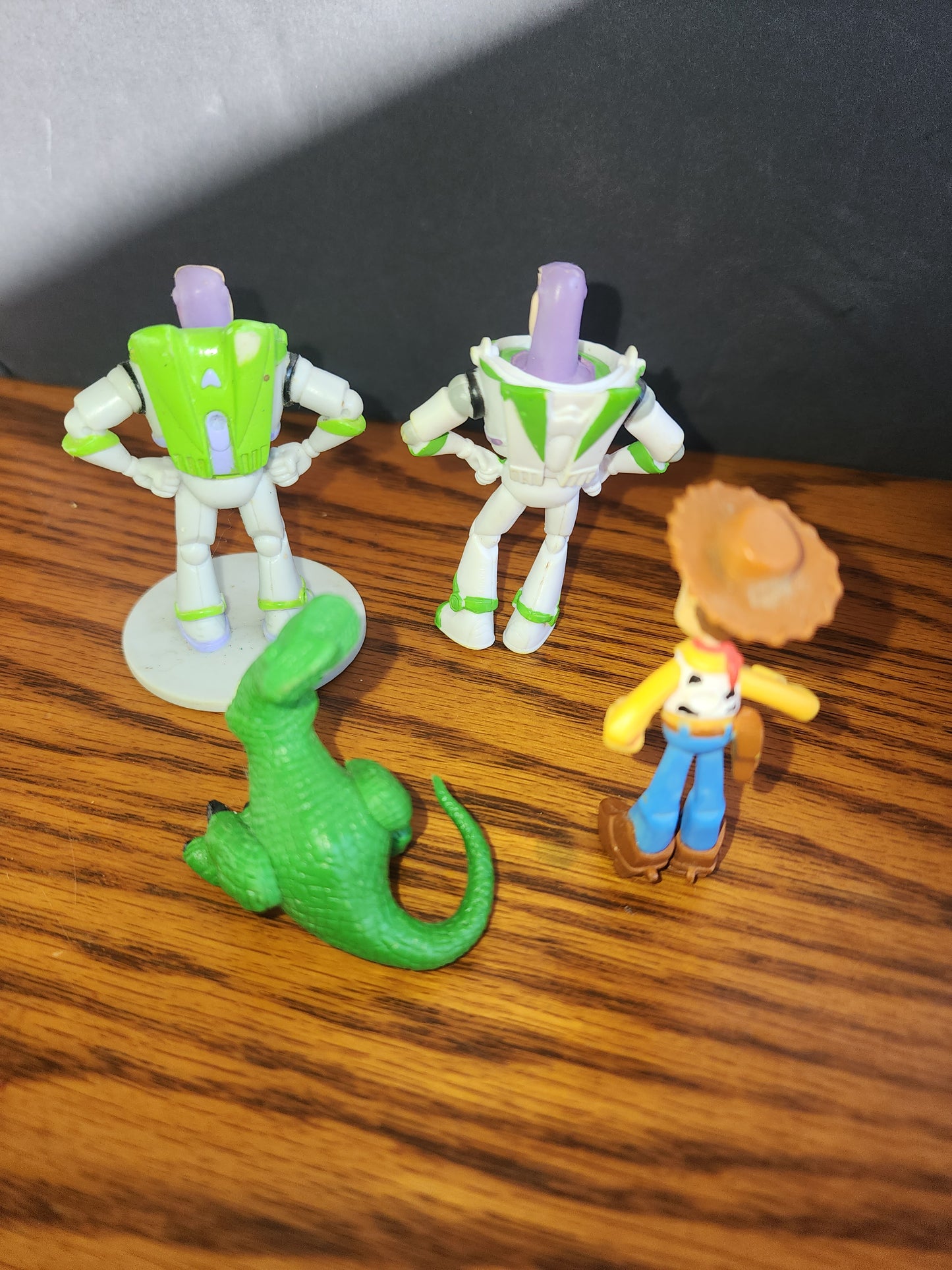 Toy Story lot of 4 cake topper Woody Buzz lightyear and Rex
