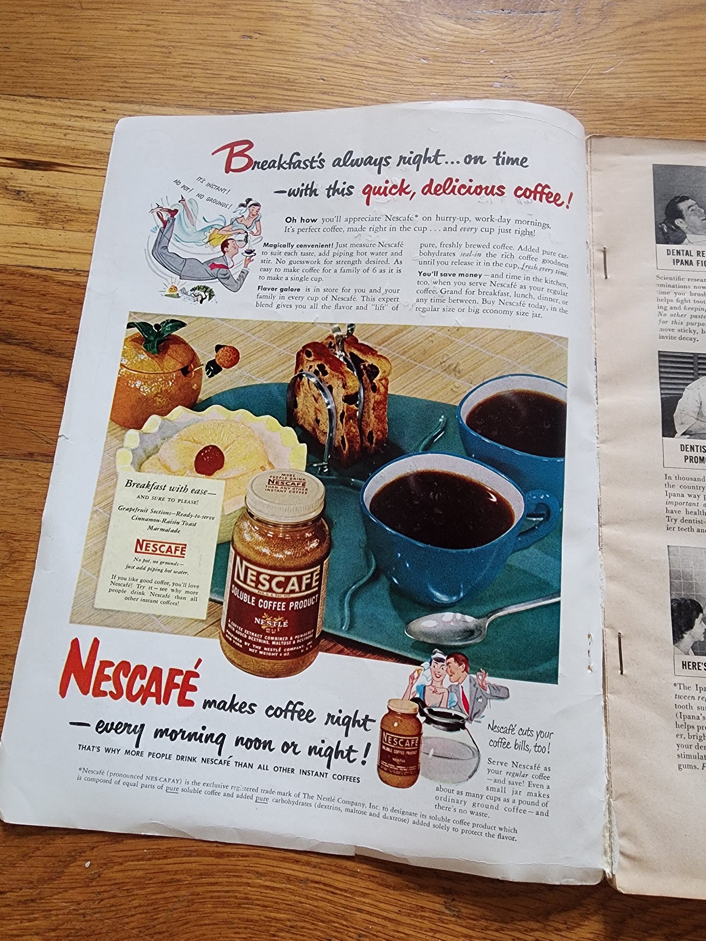 Woman's Day Magazine Tailored Make-Overs October 1949  great vintage ads