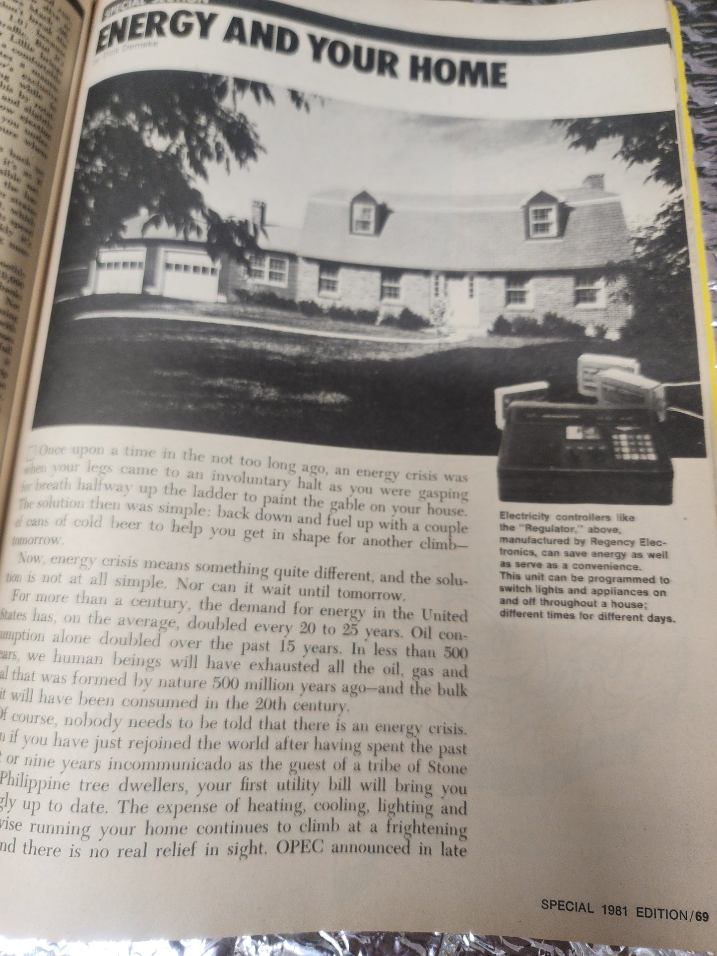 Science & Mechanics, Special edition 1981 solar breakthrough