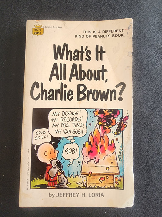 What's It All About, Charlie Brown?" Pb book by Jeffrey H. Loria, published 1969