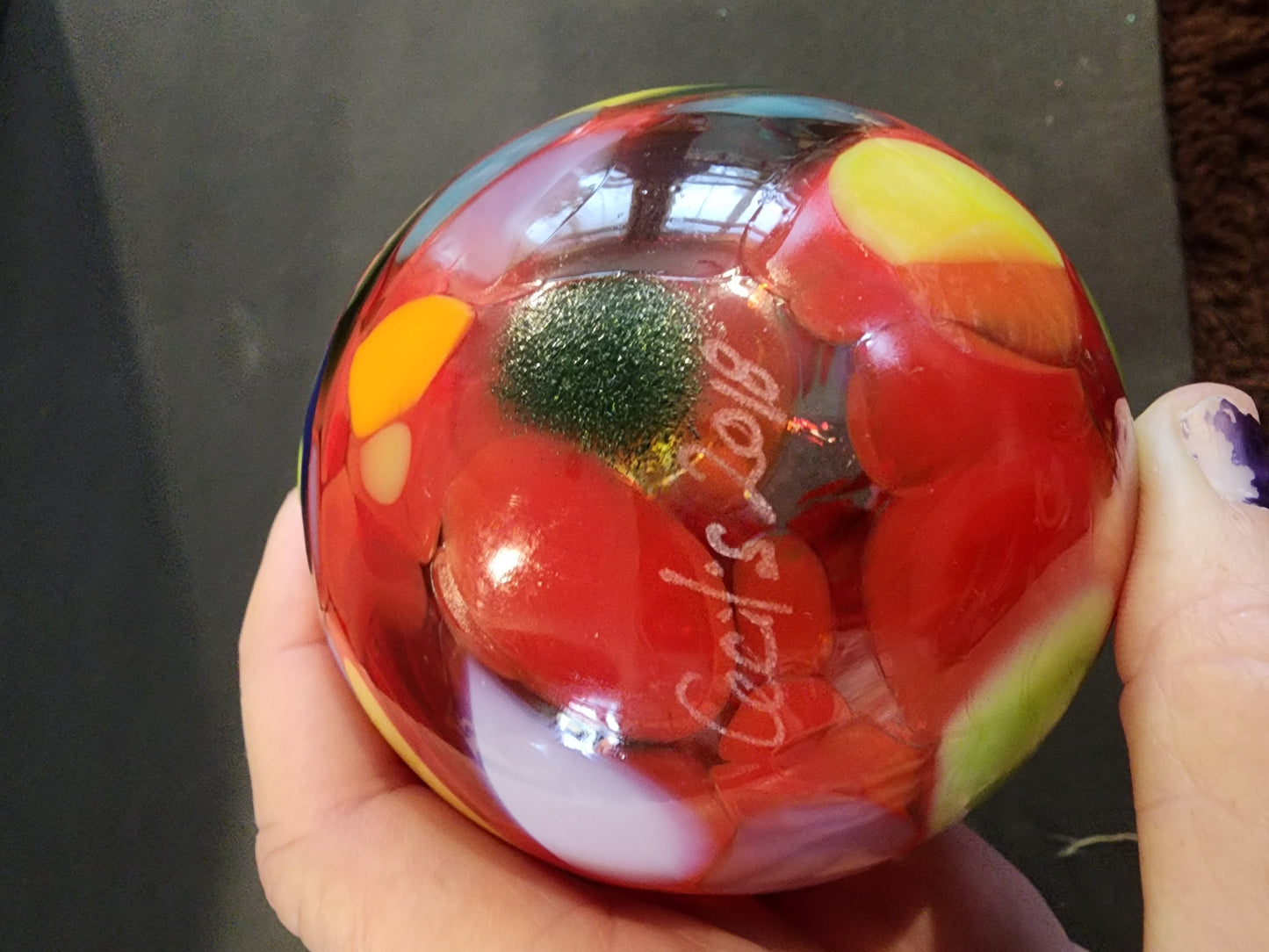 4" Blown Glass Christmas Ornaments Ball for Christmas Tree,