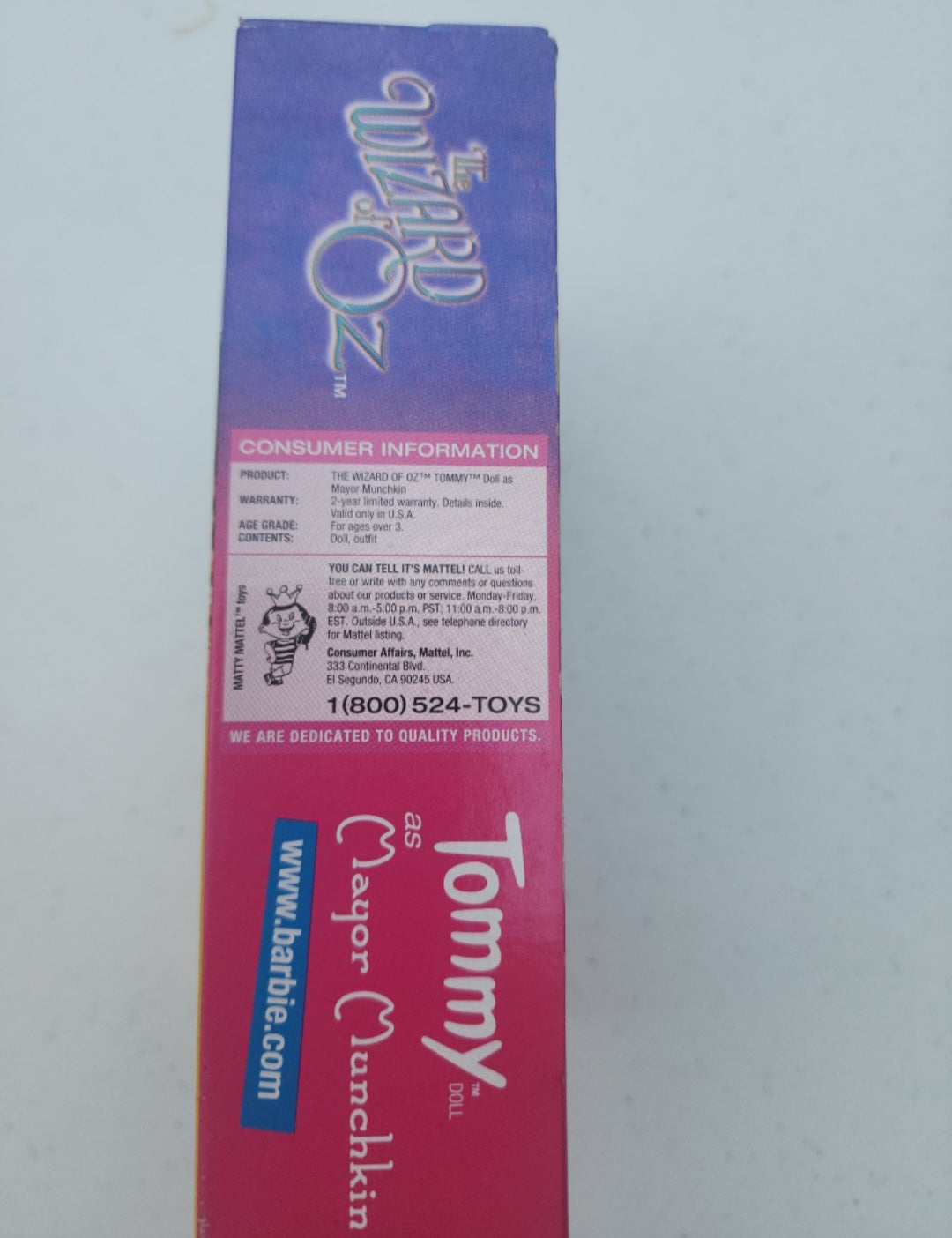 Barbie Tommy As Mayor Munchkin in the Wizard of Oz