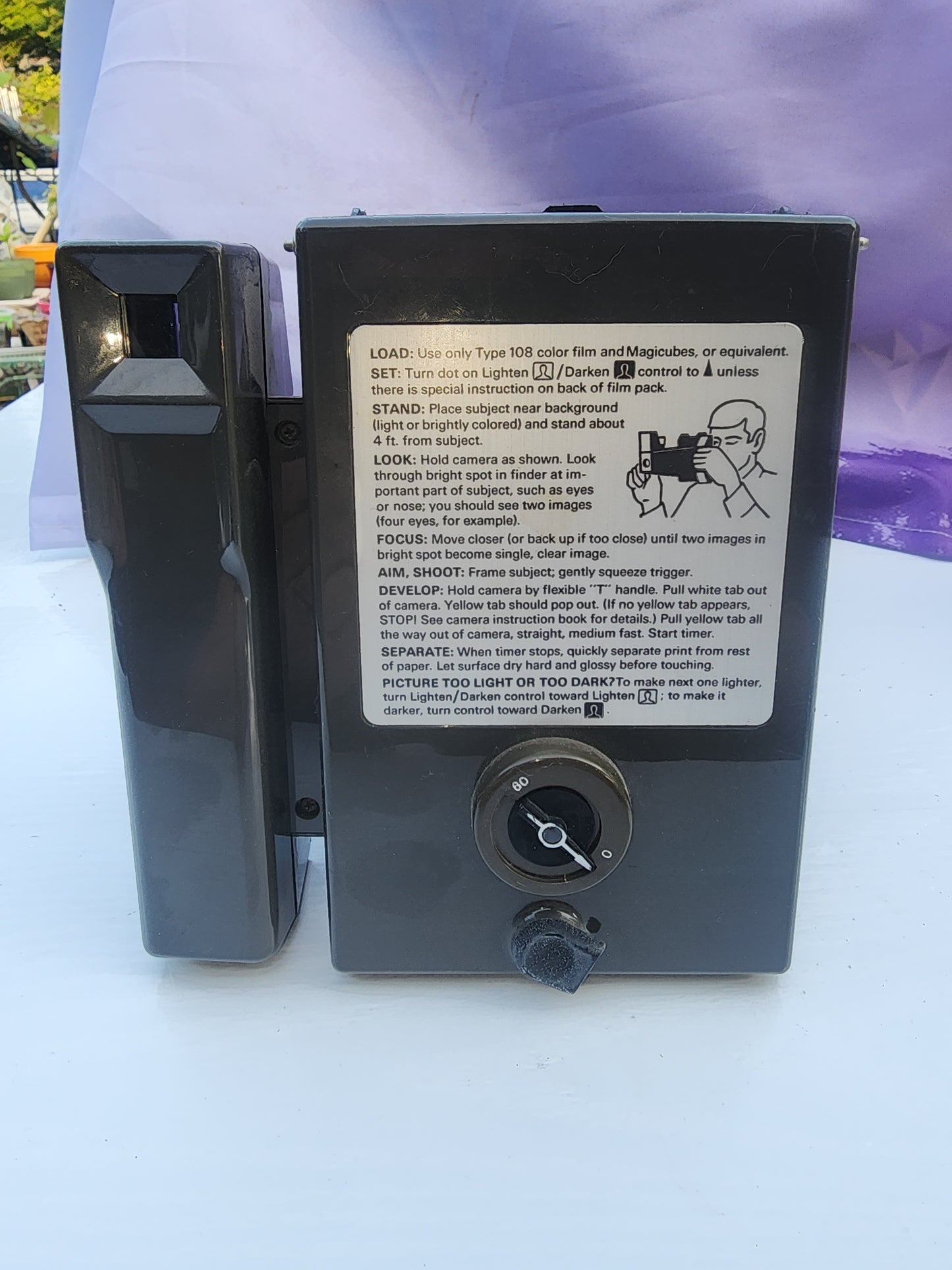 Vintage Polaroid Big Shot Camera (1970s) - Great Cosmetic Condition - Untested,