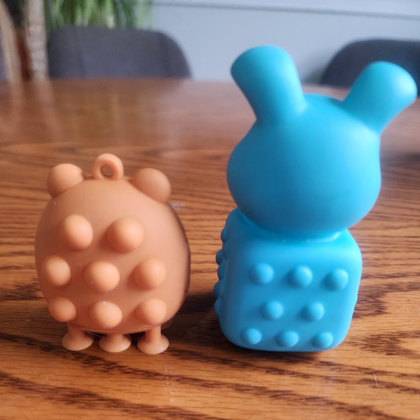 SOFT SENSORY ANIMALS SET OF 2 PCS Bath Water Table Toy Animal Babies