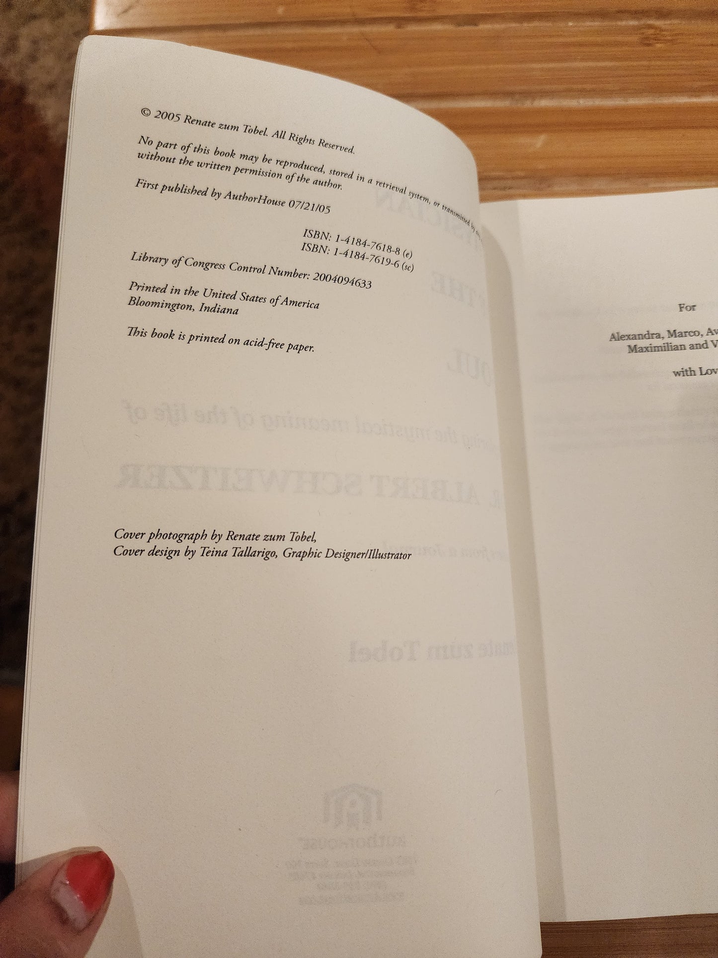 Physician of the Soul Albert Schweitzer Biography Letters Journal Renate Tobel