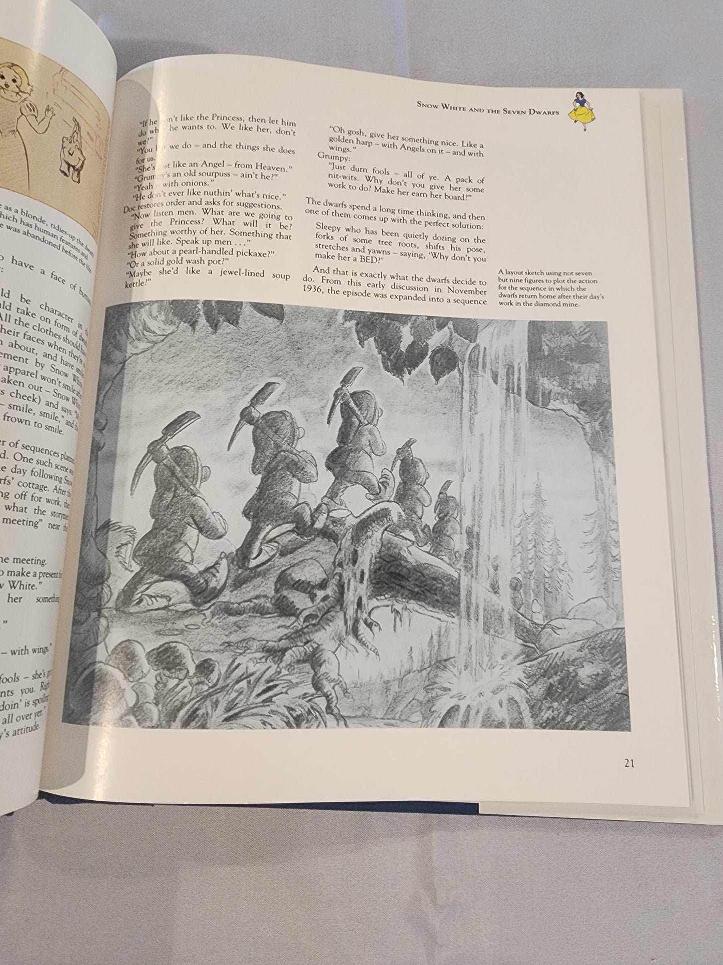 WALT DISNEY's  MASTERPIECE SNOW WHITE AND THE SEVEN DWARFS Film Making Book 1994