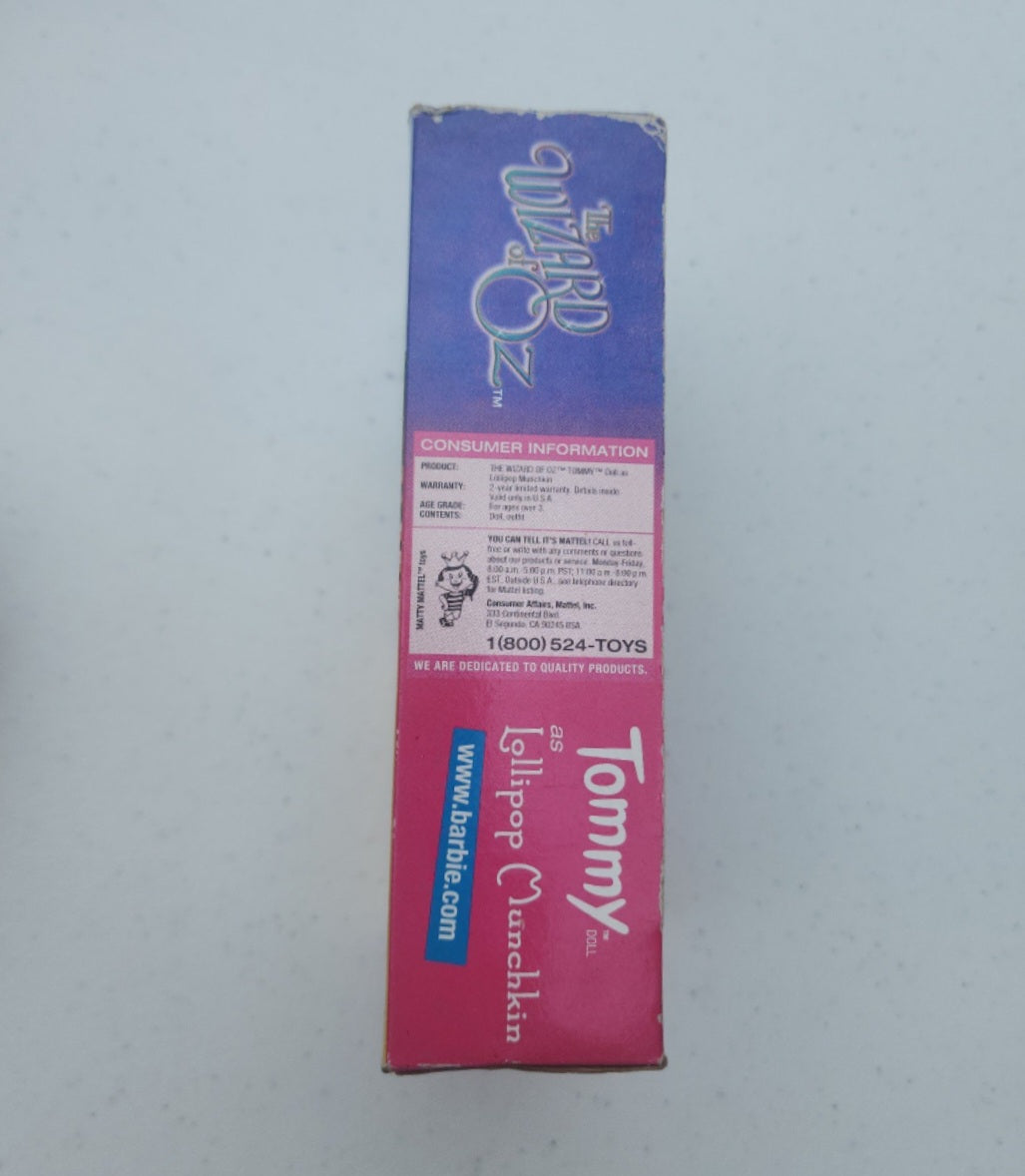 2 Wizard of Oz Tommy as Lollipop Munchkin - Collector Edition - NIB