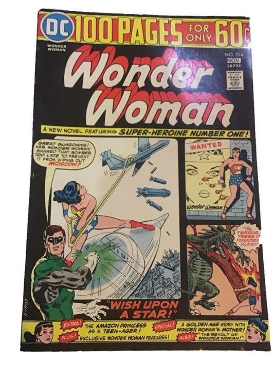 Wonder Woman DC Comic #214 1974