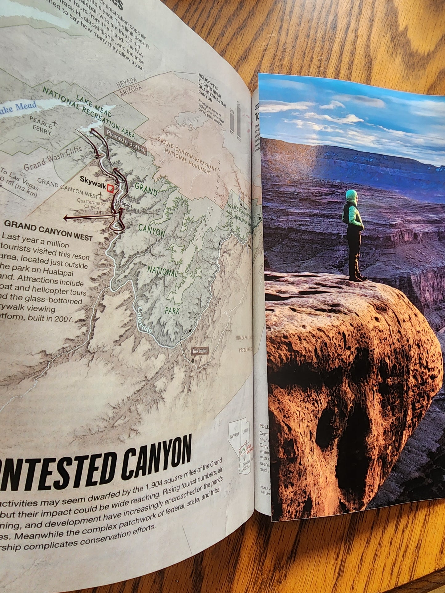 National Geographic 9/2016, Grand Canyon, Fur Trade, Blindness Heat Wave & More