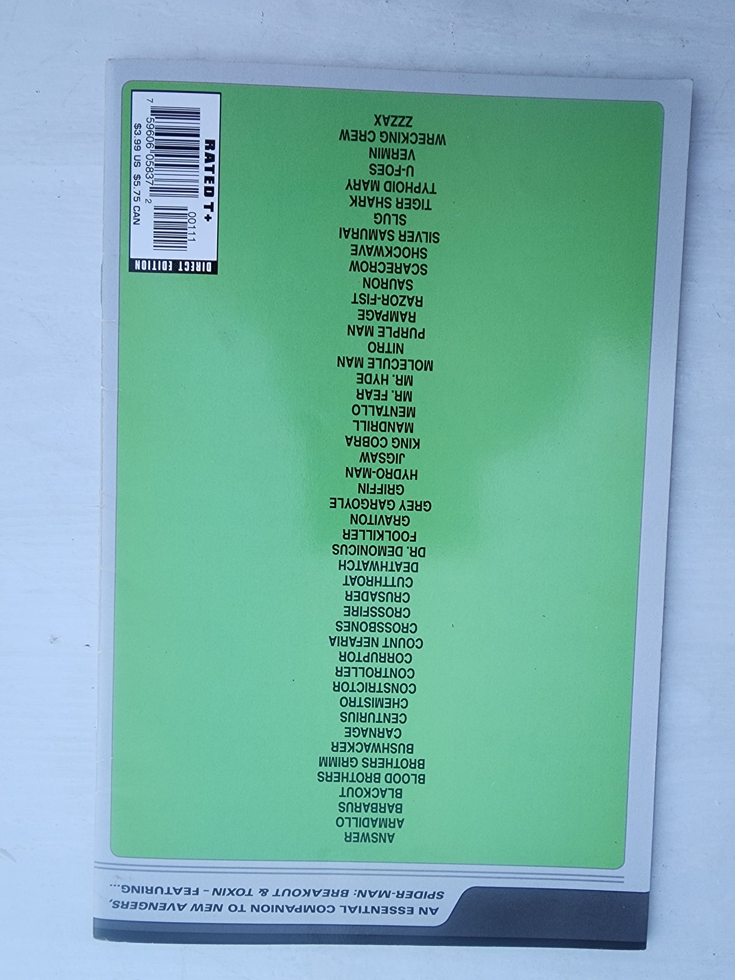 The New Avengers Most Wanted Files (Marvel Comics 2006)