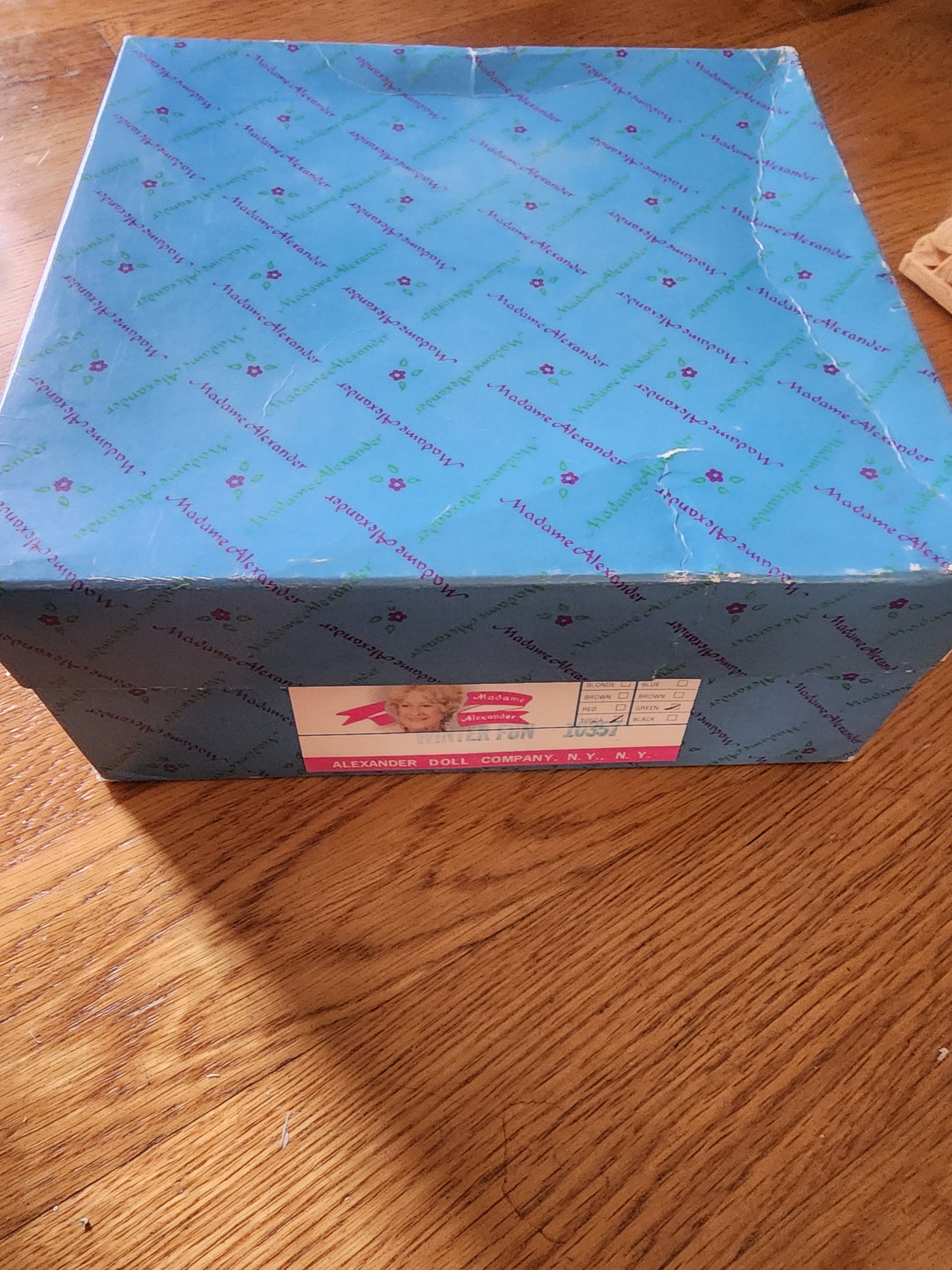 Madame Alexander Doll Winter Fun 10357, w/Tags, Reg Cards & Custom Stand & box