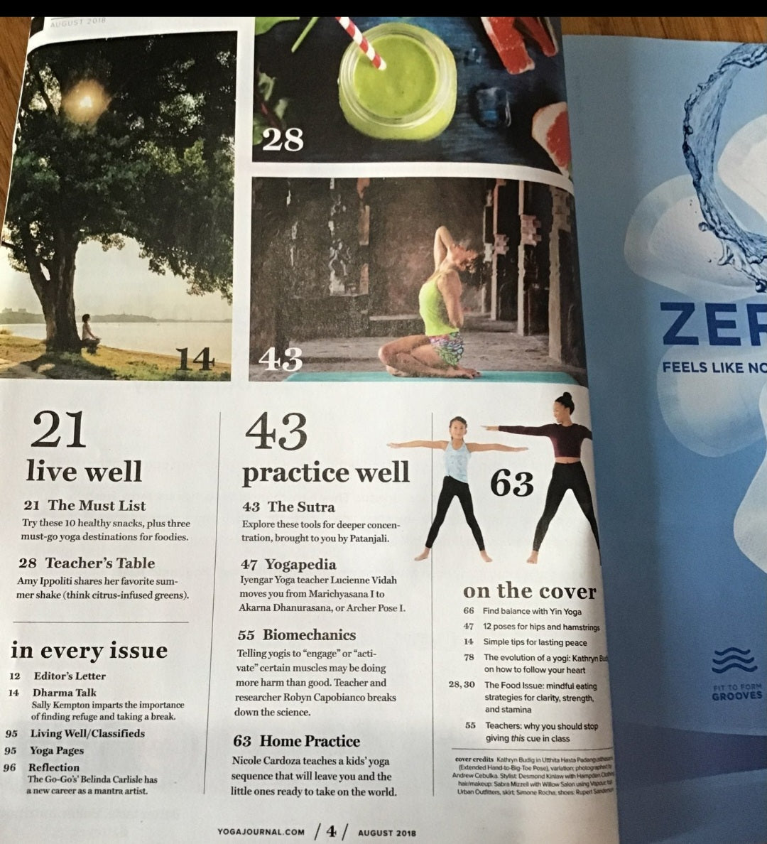 Yoga Journal Aug, 2018 The Evolution of a Yogi