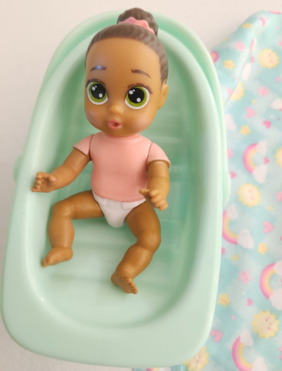 Perfectly Cute My Lil 4" Babies with carrier blanket and bottle