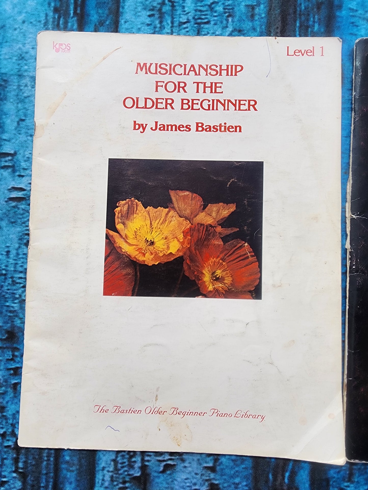 2 Books Musicianship & The Older Beginner Piano Course by James Bastien  (Level 1)