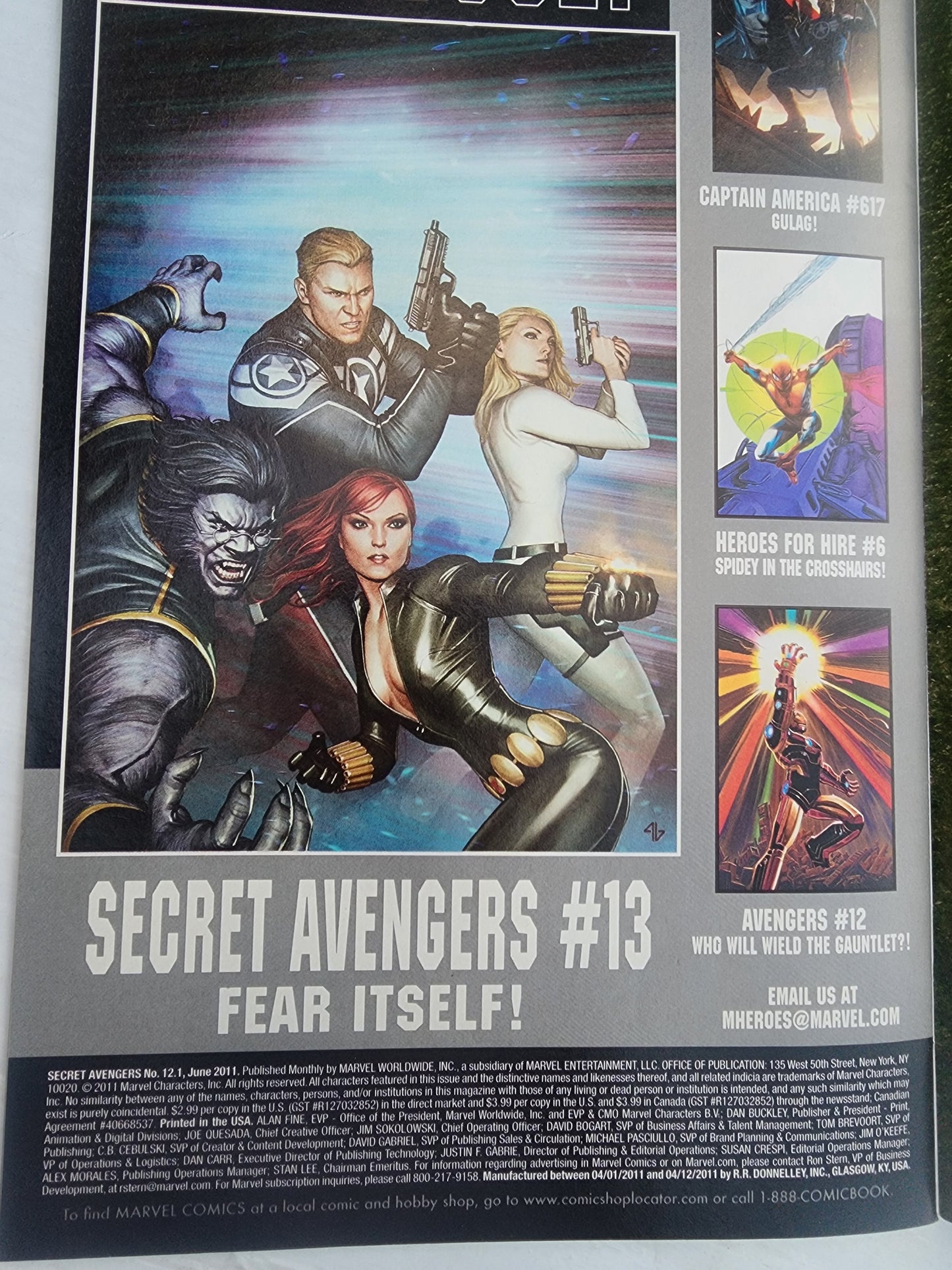 Secret Avengers #12.1 (2011) - Marvel Comics