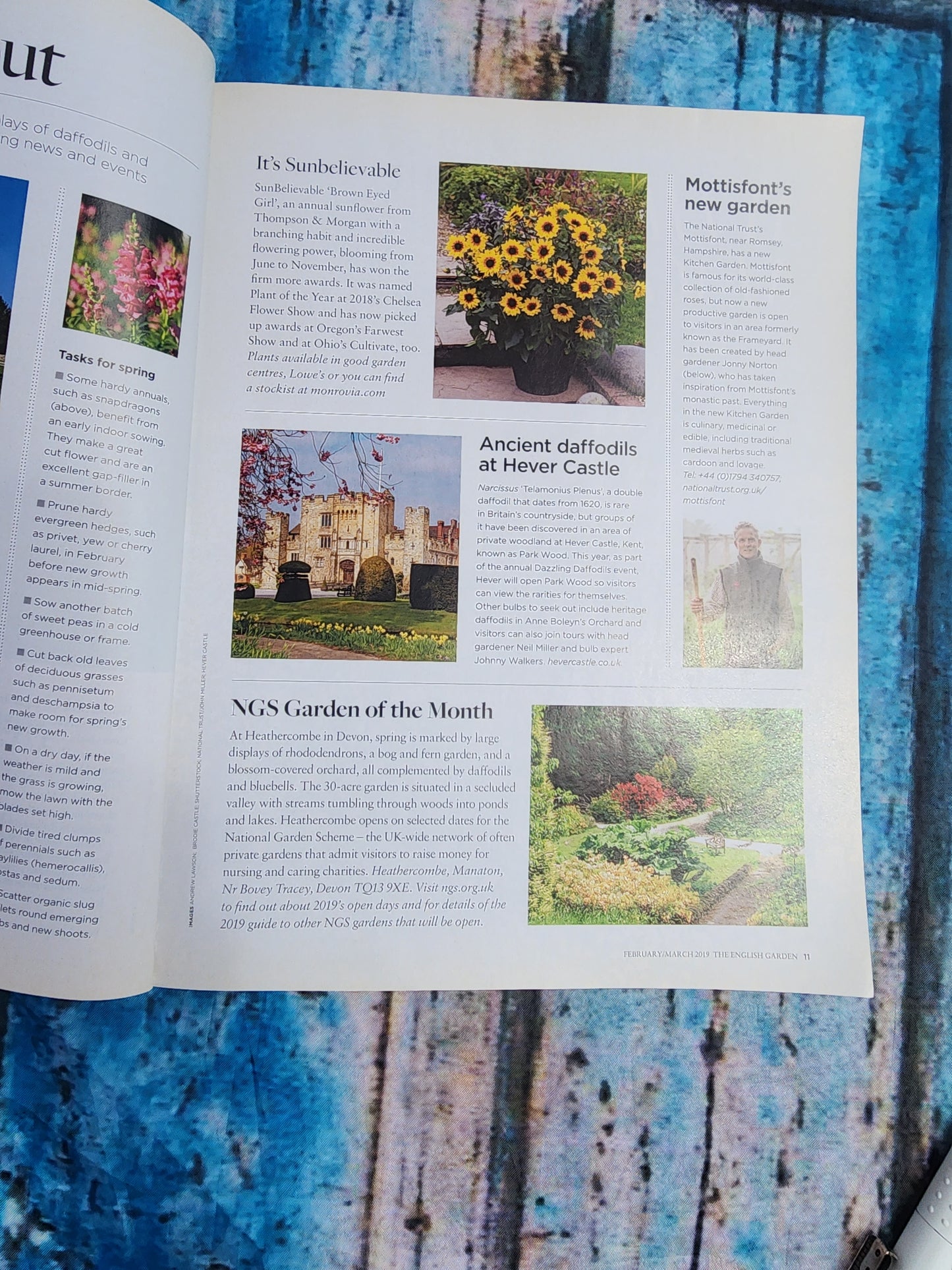 The English Garden, March 2019. Queen of the Cottage Garden