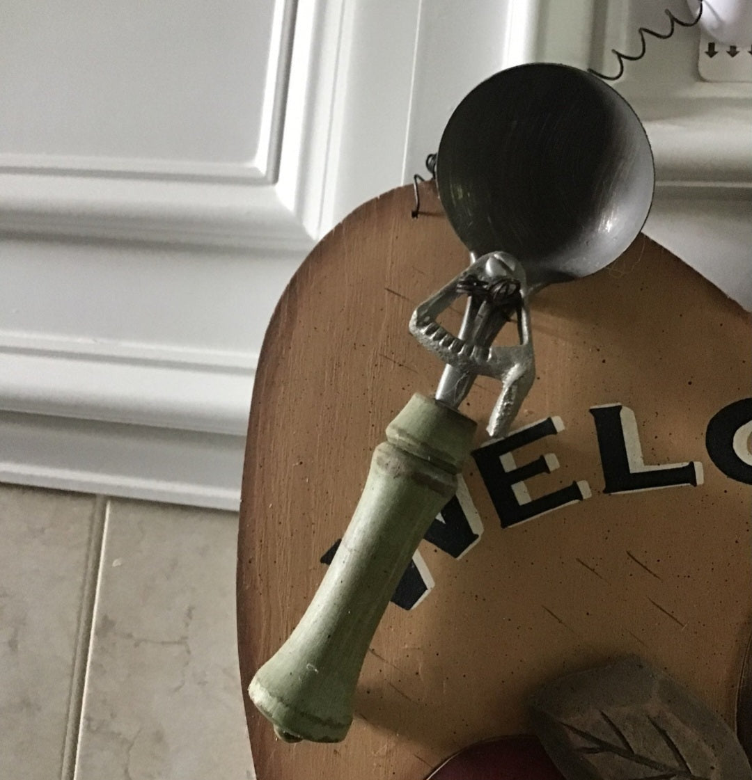 Warm apples Dumplings & Ice cream Wooden Fall sign