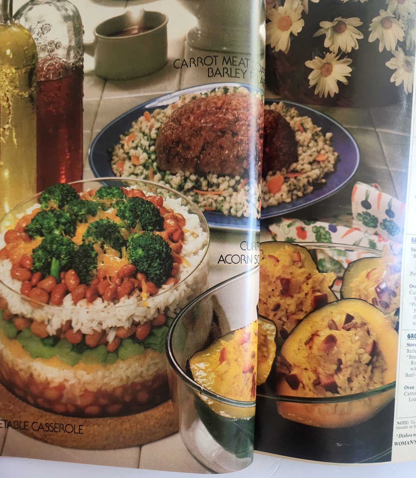 Woman's Day March 8, 1983 - Diet, Cooking, chocolate recipes retro fashion