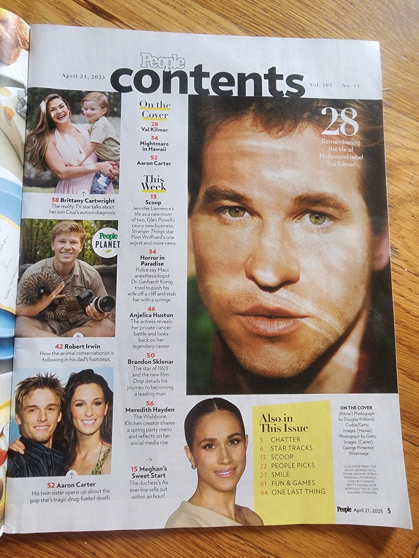 People - Val Kilmer - April 2025. Goodbye to a Hollywood Rebel