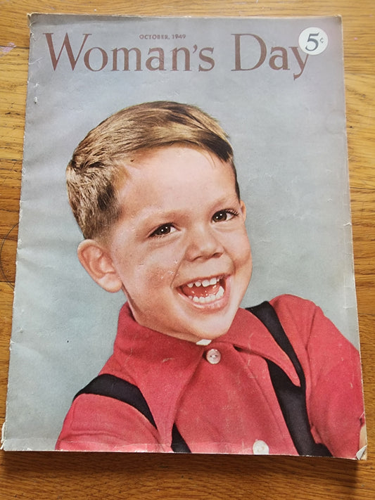 Woman's Day Magazine Tailored Make-Overs October 1949  great vintage ads