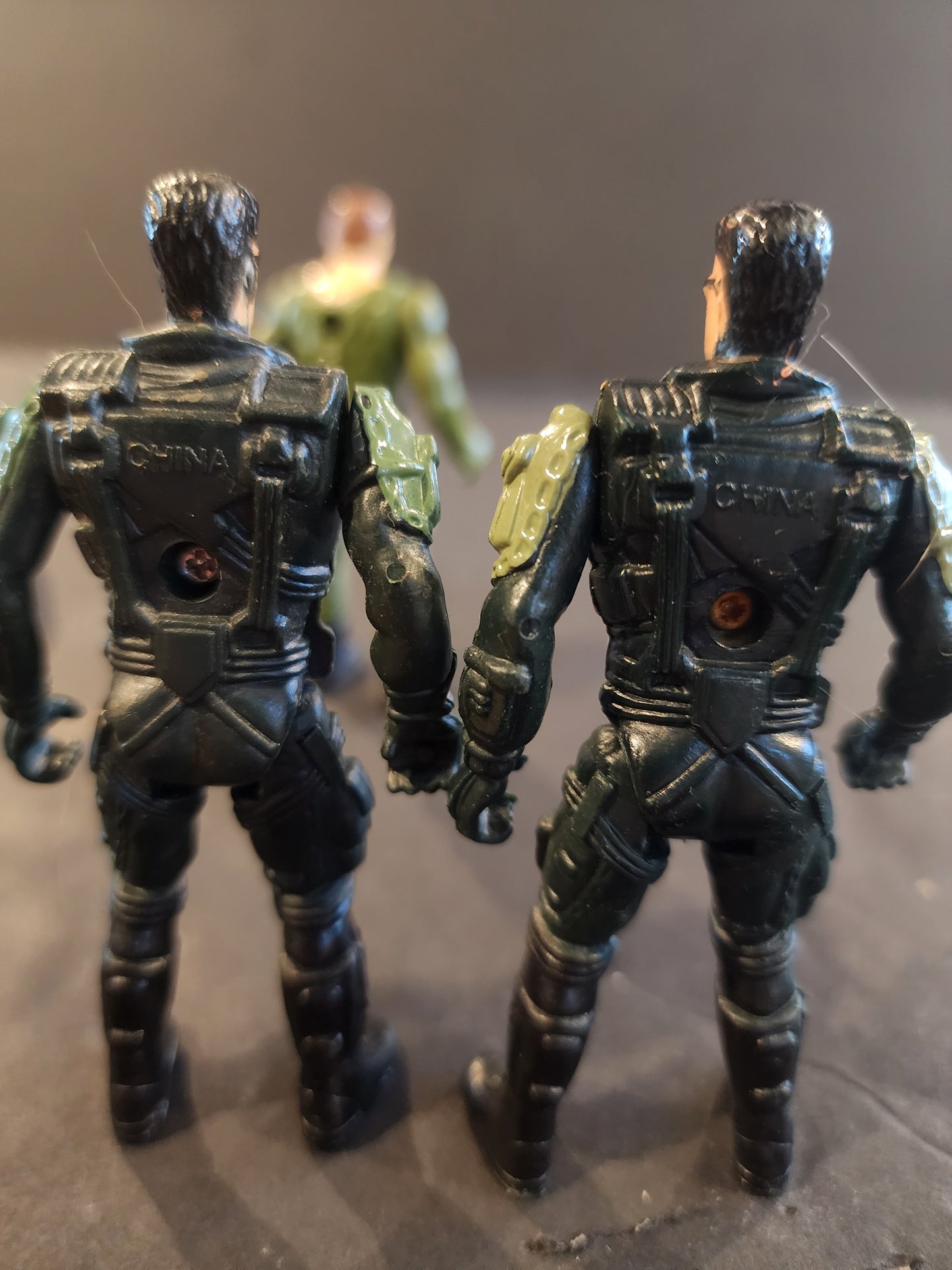 Vintage Chap Mei Soldier Force Action Figures - 3.75" Military Squad (Set of 3)