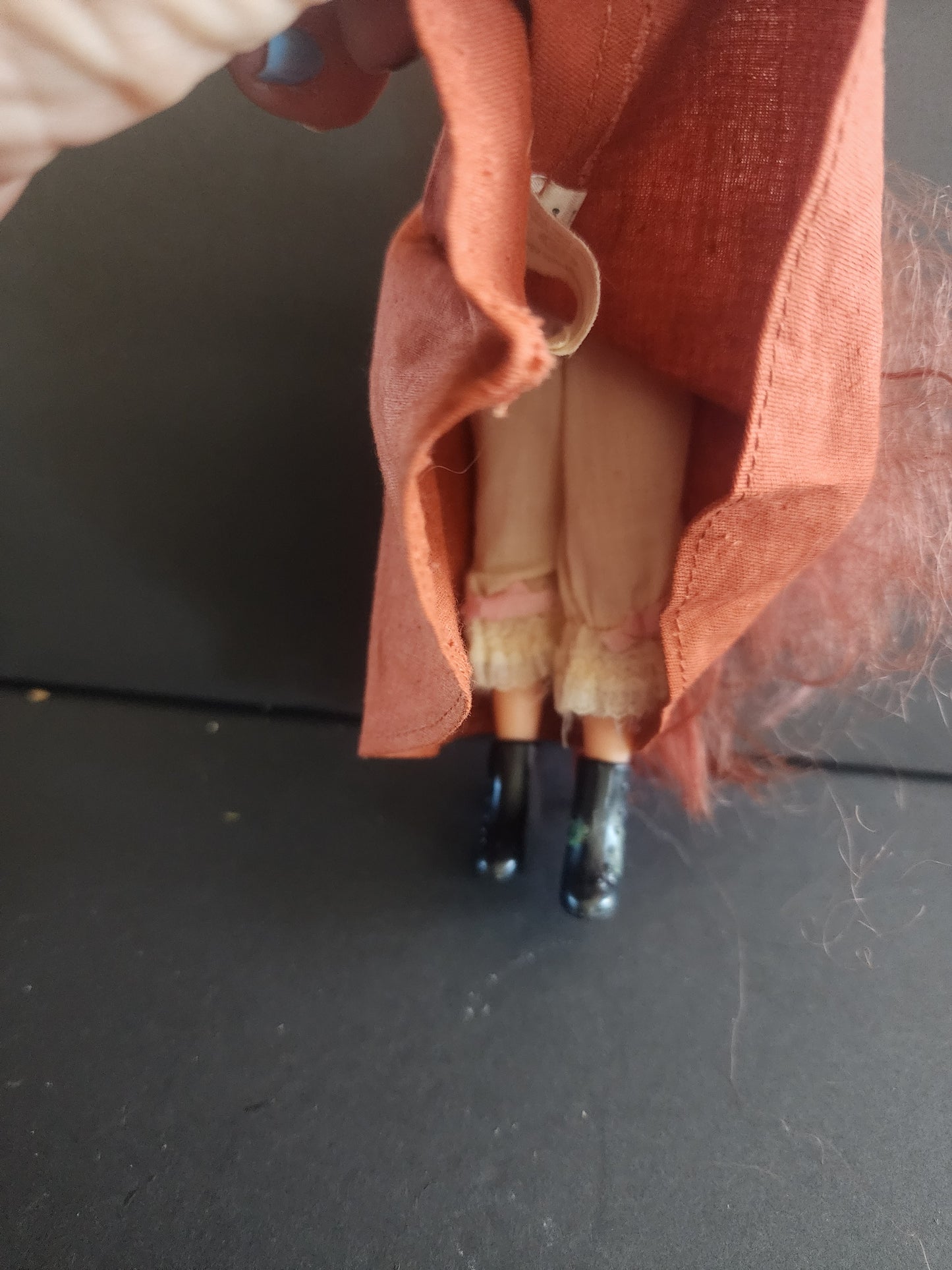 Vintage Ideal 1975 Jody The Old Fashioned Girl Doll 9" W/Clothes & Boots