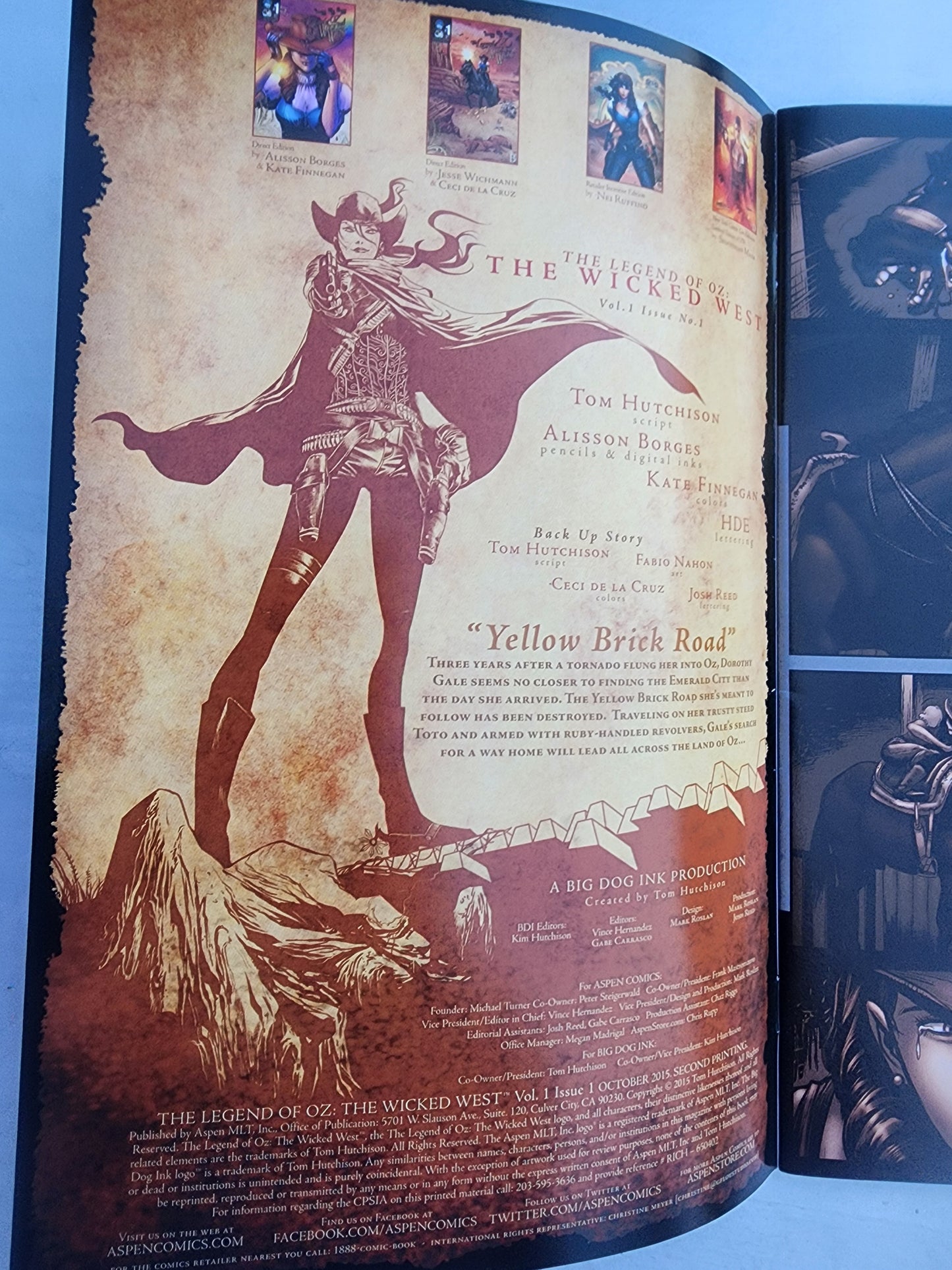 Aspen Comic Legend of Oz Wicked West Ongoing #1 2015